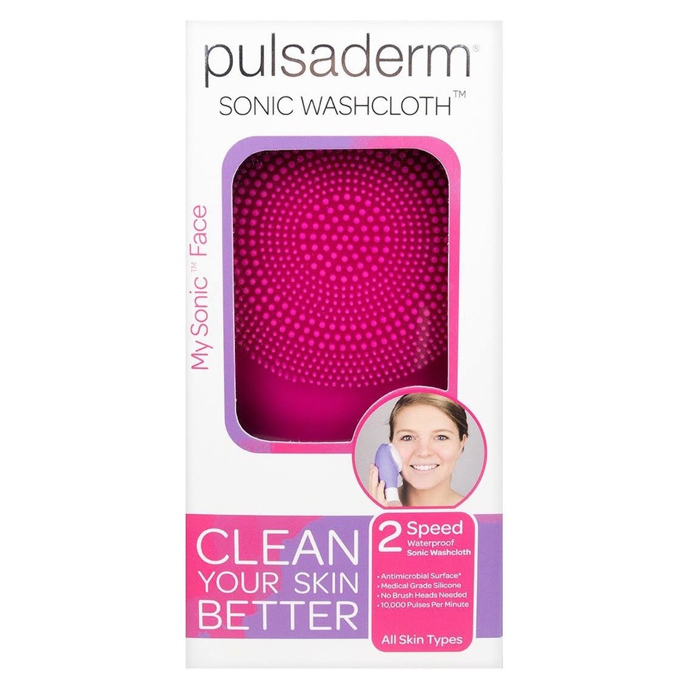 Pulsaderm sonic washcloth